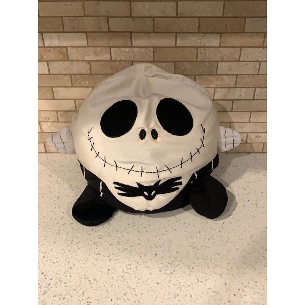 JACK SKELLINGTON NIGHTMARE BEFORE CHRISTMAS RARE DISNEY BEAN BAG PILLOW DOLL b33